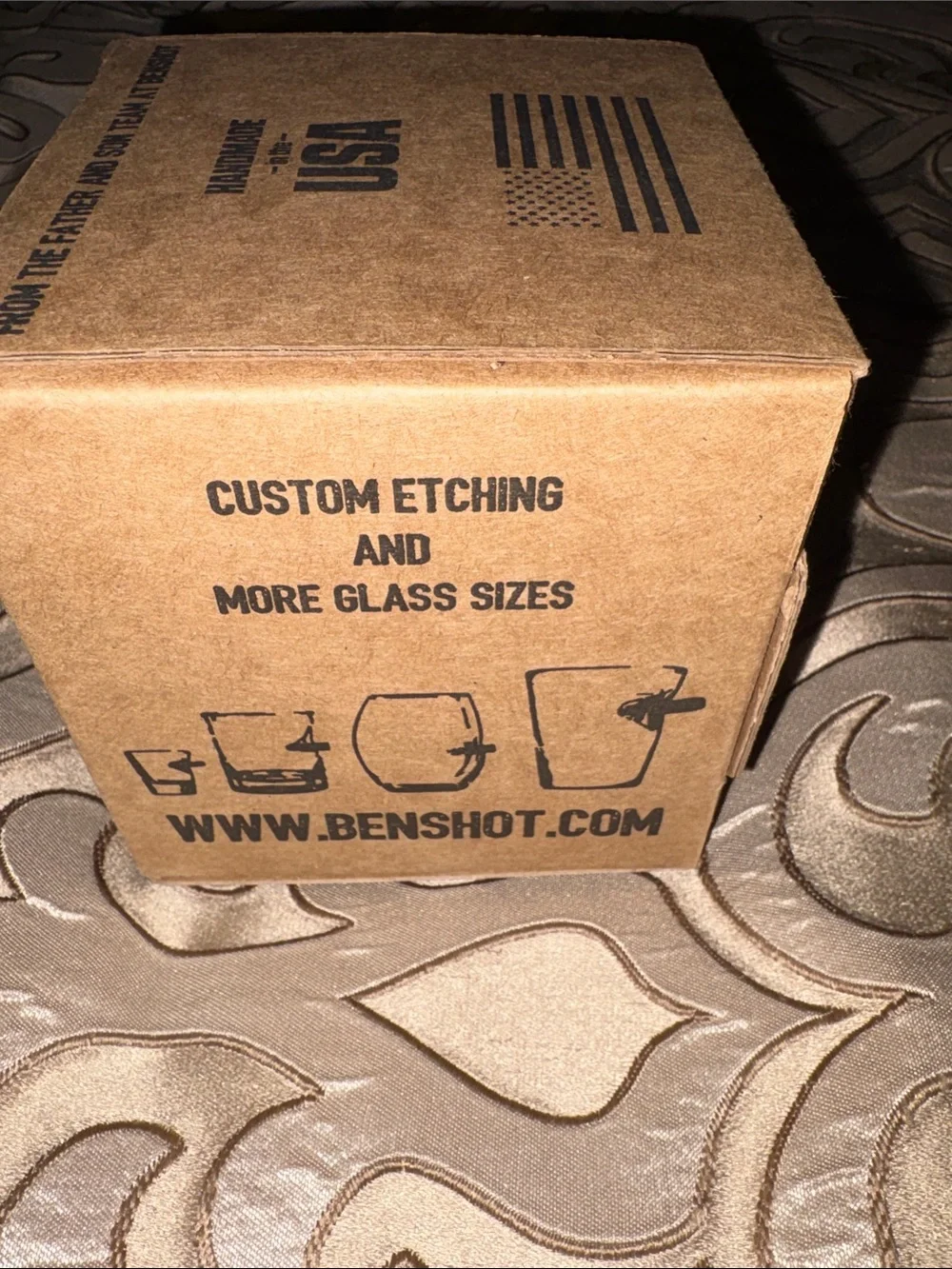 BENSHOT 11 oz Rocks Glass Fishing Lure- Clear